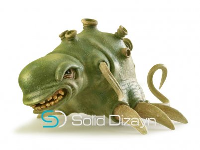 DOMESTOS CANAVAR HEYKEL MASKOTU