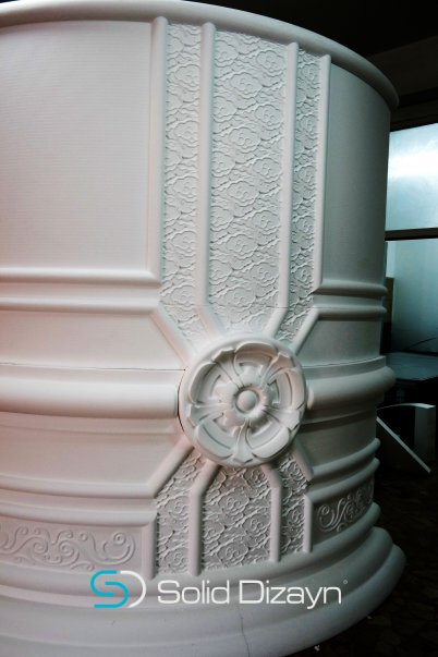 STRAFOR MOTİFLİ SÜTUN İŞLEMESİ