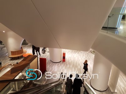 AVM YÜRÜYEN MERDİVEN CTP  KAPLAMASI