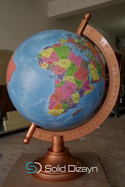 FİBERGLAS DÜNYA MAKETİ