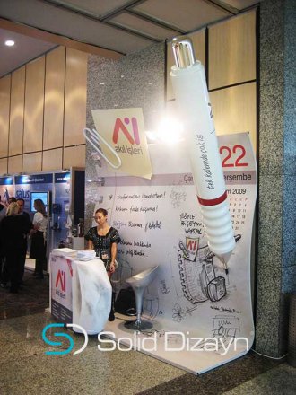 FİBERGLAS AKIL İŞLERİ STAND DEKORU